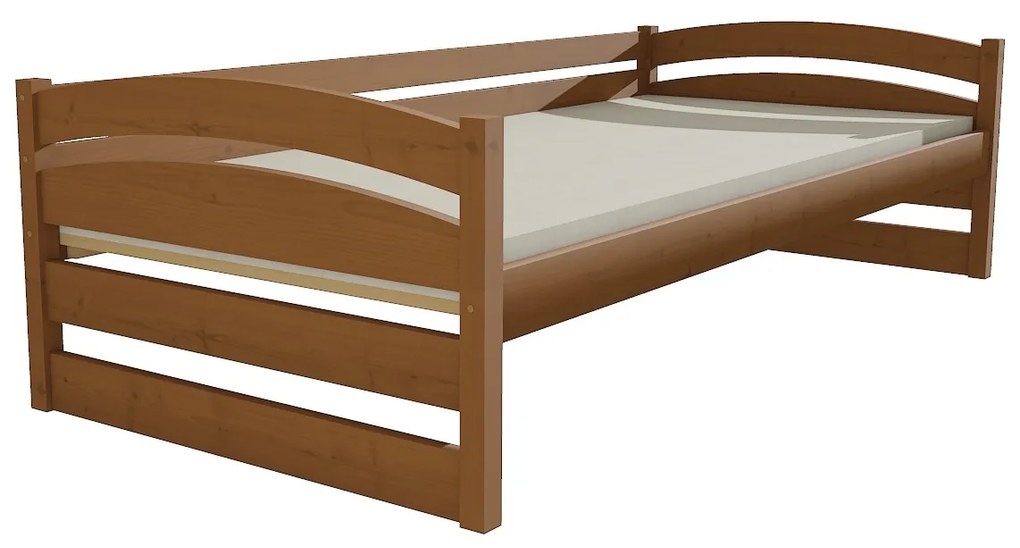 Detská posteľ Z MASÍVU 200x80 cm SO ZÁSUVKAMI - DP031