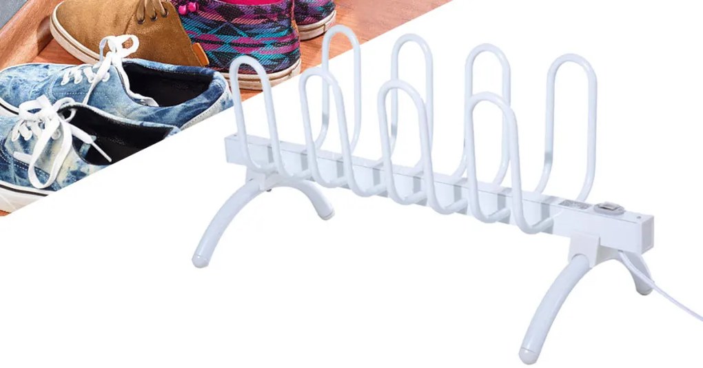 Elektrický sušiak na 4 páry obuvi, 80 W