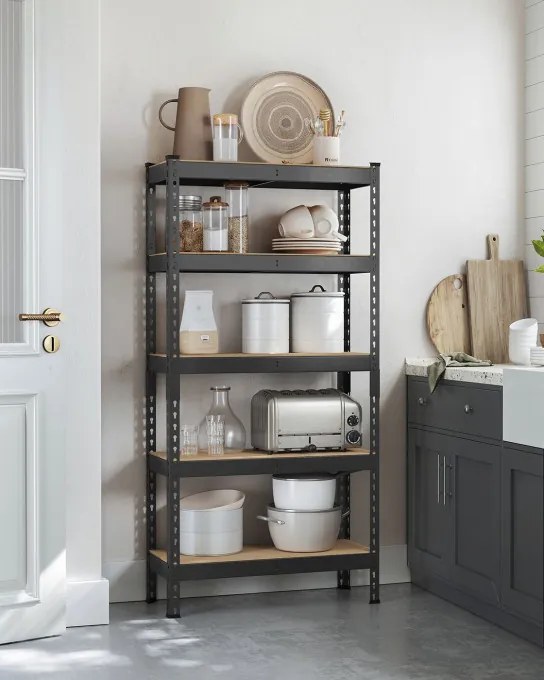 Regál 75x155x30 cm GLR300B01 čierny