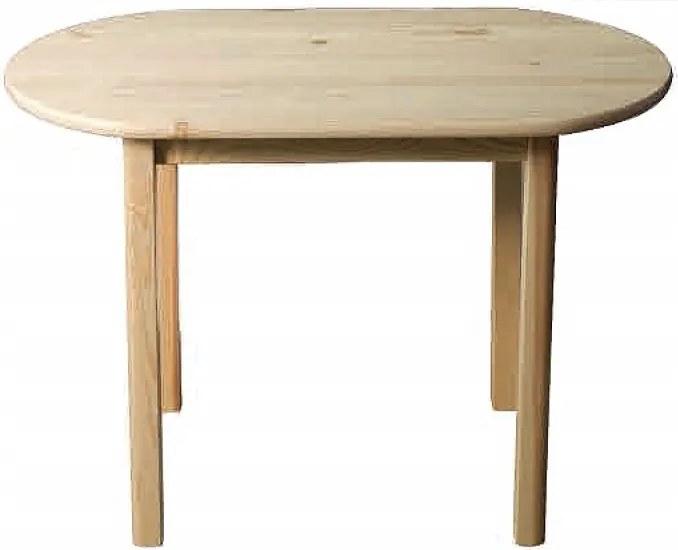AMI nábytok Stůl oválný ořech č4 150x80 cm