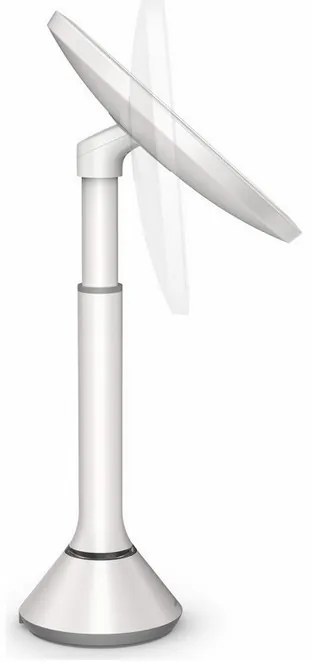 Zrkadlo Simplehuman s nastavitelným jasom Dual LED, biela