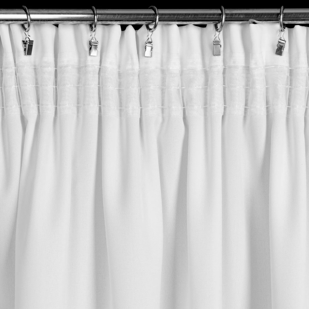 ZÁVES NA PÁSKE RITA 140X270 CM 140X270 CM BIELA