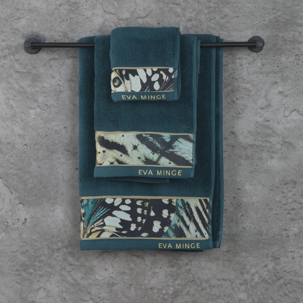FROTÉ UTERÁK EVA MINGE15 SADA 6 KS 30X50 CM TMAVOTYRKYSOVÁ