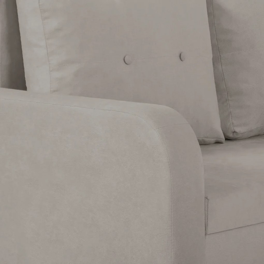 Rozkládací rohová sedací souprava TOKYO Béžová