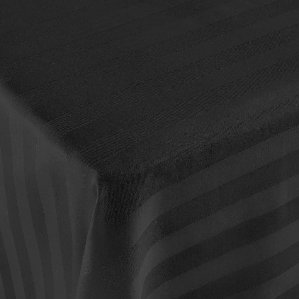 BAMBUSOVÉ PRESTIERADLO STRIPE 160X240 CM ČIERNE