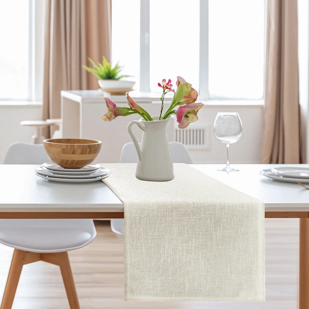 EUROFIRANY SADA 4KS PRESTIERANIE NA STÔL INES2 32X45 CM KRÉMOVÁ