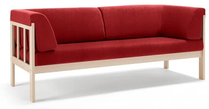 Pohovka KIM, 3-miestna, látka Medley, červenohnedá