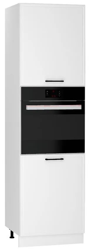 Kuchynské skrinka Emily D60PK 2133 PL biely hrášok mat