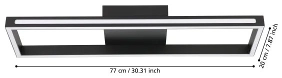 Eglo 99679-LED Stmievateľné stropné svietidlo SALVILANAS-Z LED/21W/230V 2700-6500K