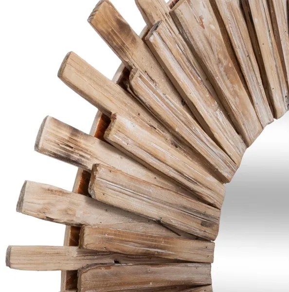 Atmosphera - Nástenné zrkadlo MANON pr. 88 cm jedľa