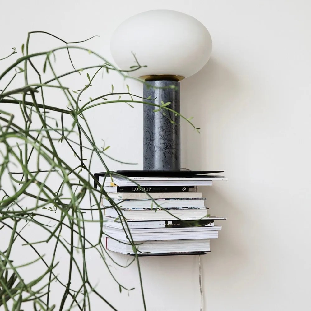 Polička na knihy černá House Doctor