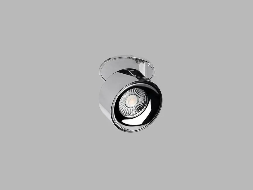 LED2 21507355D Zapustené bodové svietidlo KLIP LED, 11W, 3000K, 770lm, IP20, chrómová, DALI/PUSH