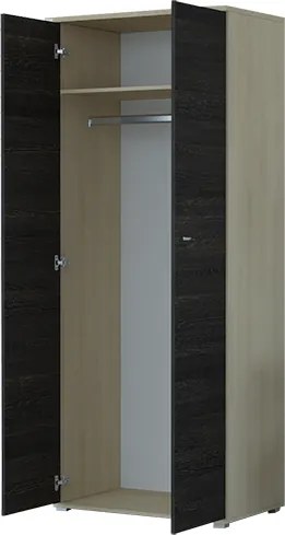 Šatníková skriňa ASH 80 - jaseň