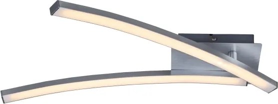 LED Stropné svietidlo 2xLED/6W/230V 3000K matný chróm