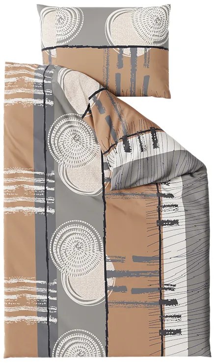 Bavlnené obliečky PINIA sivé Rozmer obliečky: 70 x 90 cm | 140 x 220 cm