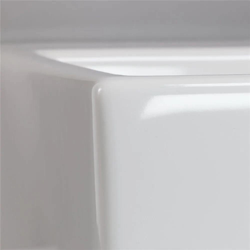 DURAVIT Vero Air umývadlo do nábytku bez otvoru, bez prepadu, 800 x 470 mm, biela, s povrchom WonderGliss, 23508000701