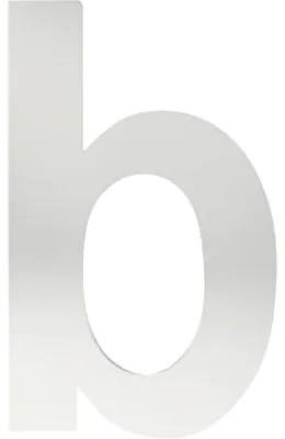Domové písmeno "b" nerezová oceľ 15 cm