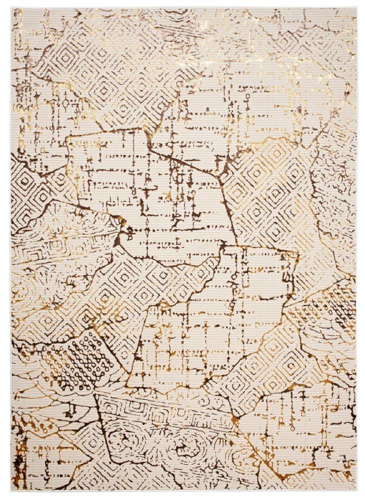 Kusový koberec Coruxa zlatokrémový 120x170cm