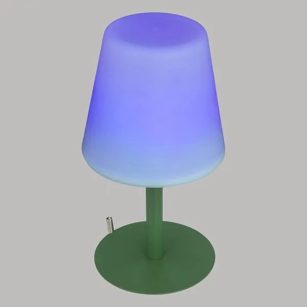 Atmosphera - LED RGB Nabíjacia vonkajšia stolná lampa ZACK LED/3,7V IP44 zelená