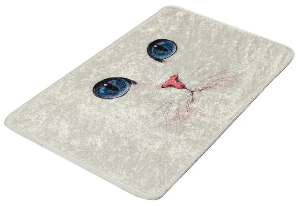 Krémová kúpeľňová predložka 40x60 cm Blue Eyes – Foutastic