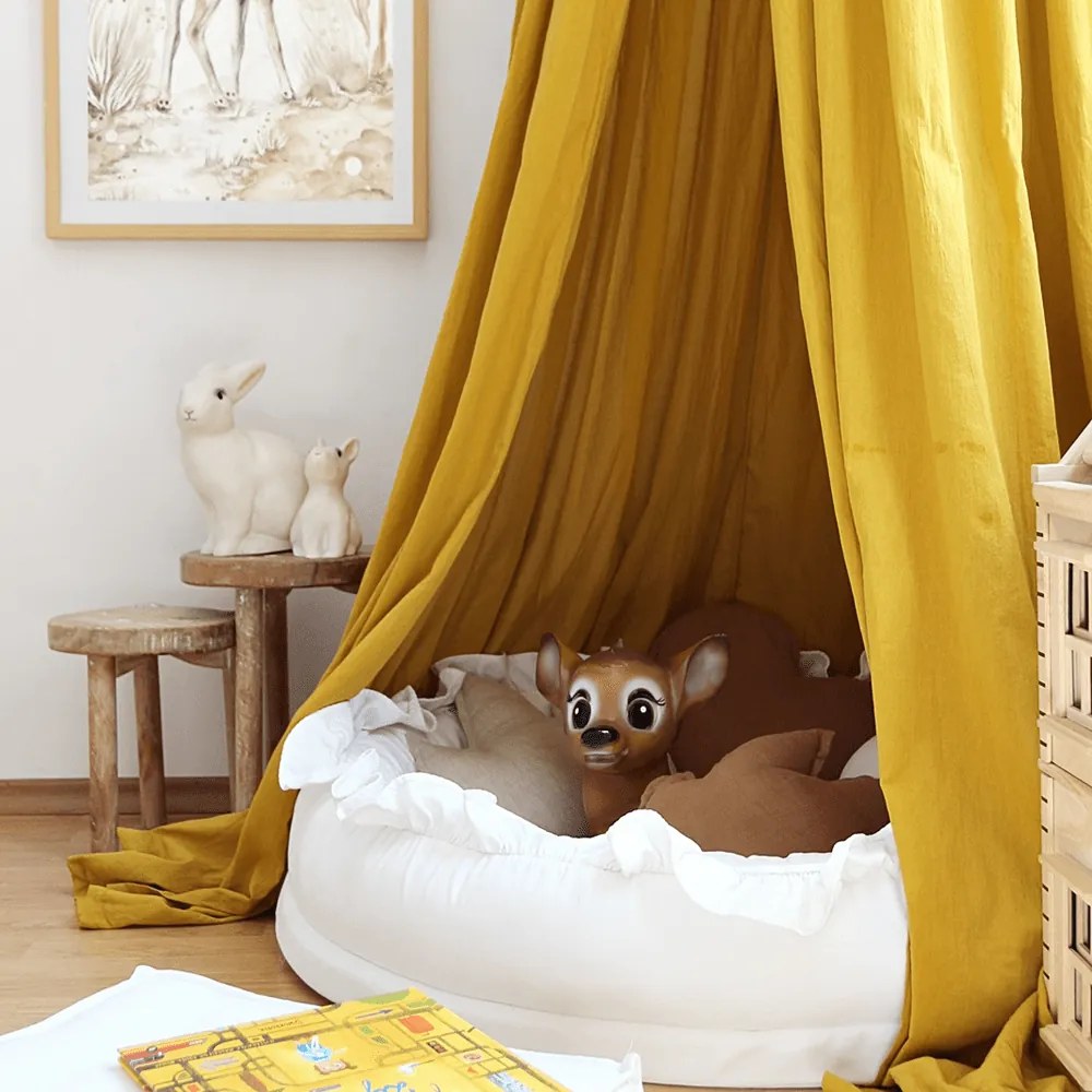 Ľanový vankúš srdce čokoládová 44cm