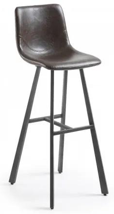 TRAP 80 barová stolička Hnedá - tmavá