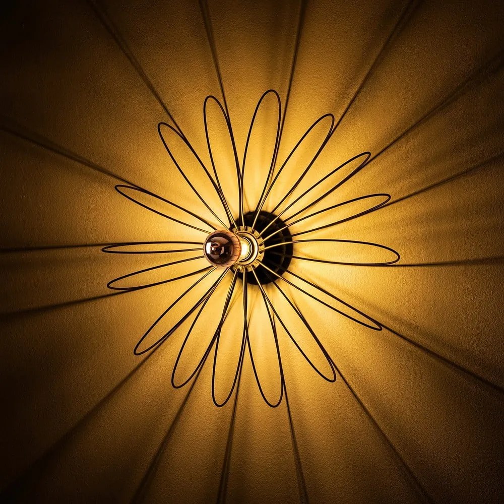 Čierne nástenné svietidlo Hemdem – Opviq lights