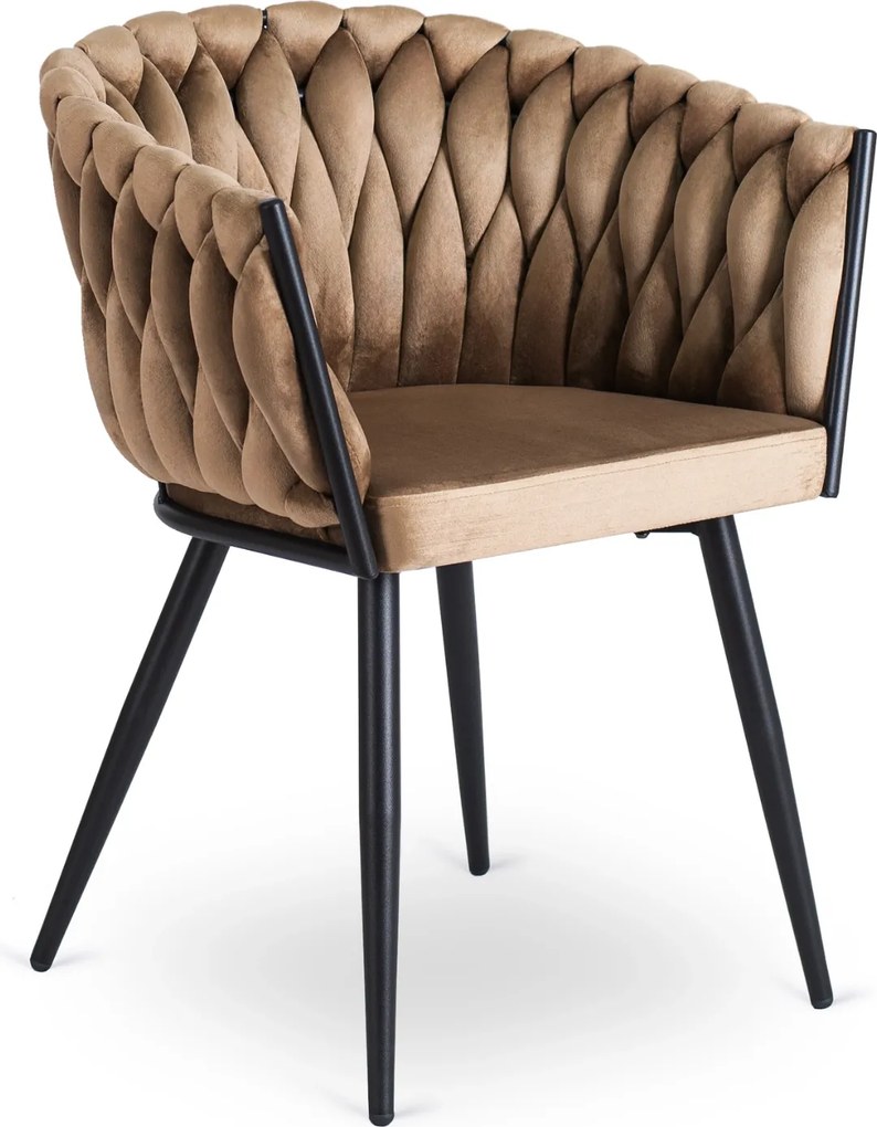 PROXIMA.store - Čalúnená jedálenska stolička ELENA FARBA: zelená