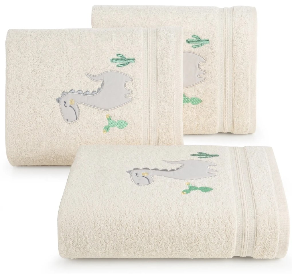 DETSKÝ FROTÉ UTERÁK BABY40 SADA 6KS 50X90 CM KRÉMOVÁ