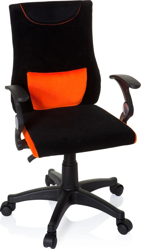XXXLutz OTOČNÁ STOLIČKA PRE MLÁDEŽ, oranžová, čierna MID.YOU - Online Only detský nábytok - 001918002104