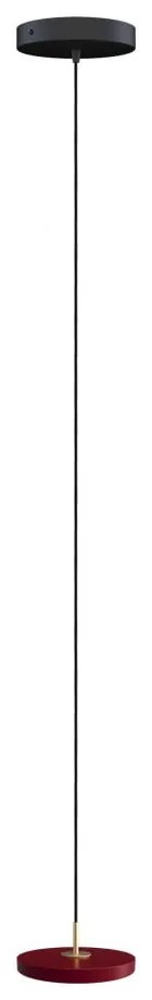 Červené LED závesné svietidlo s kovovým tienidlom ø 15 cm Asteria Micro – UMAGE