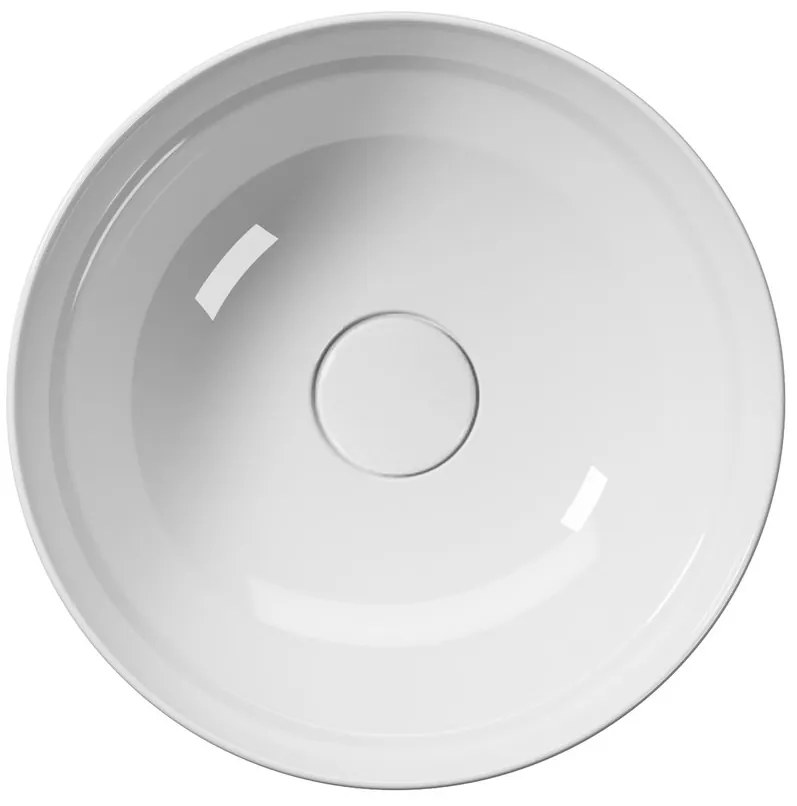 GSI GSI, PURA keramické umývadlo na dosku, priemer 32cm, biela ExtraGlaze, 885411