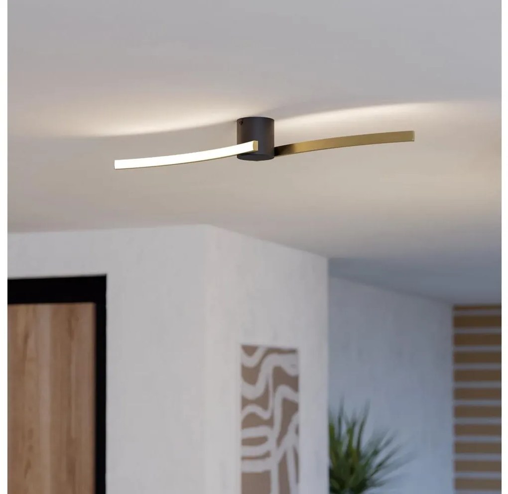 Eglo 901215 - LED Stropné svietidlo AIETA LED/12W/230V 4000K zlatá