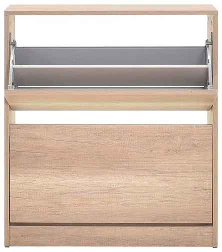 Skrinka na topánky 84x73 cm hnedá