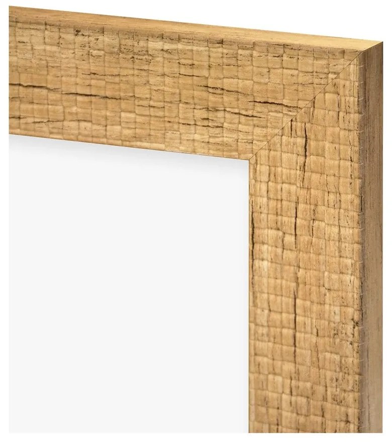 Plastový rámček v prírodnej farbe 21x26 cm
