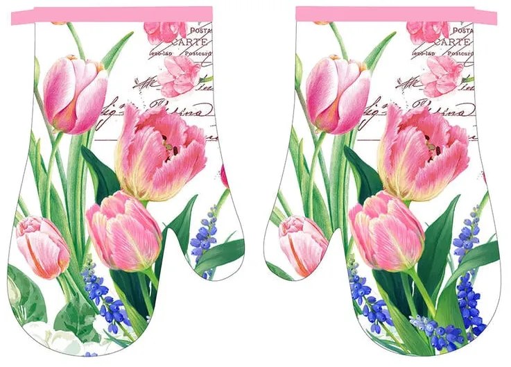 Kuchynská chňapka TULIPÁNY súprava 2 ks