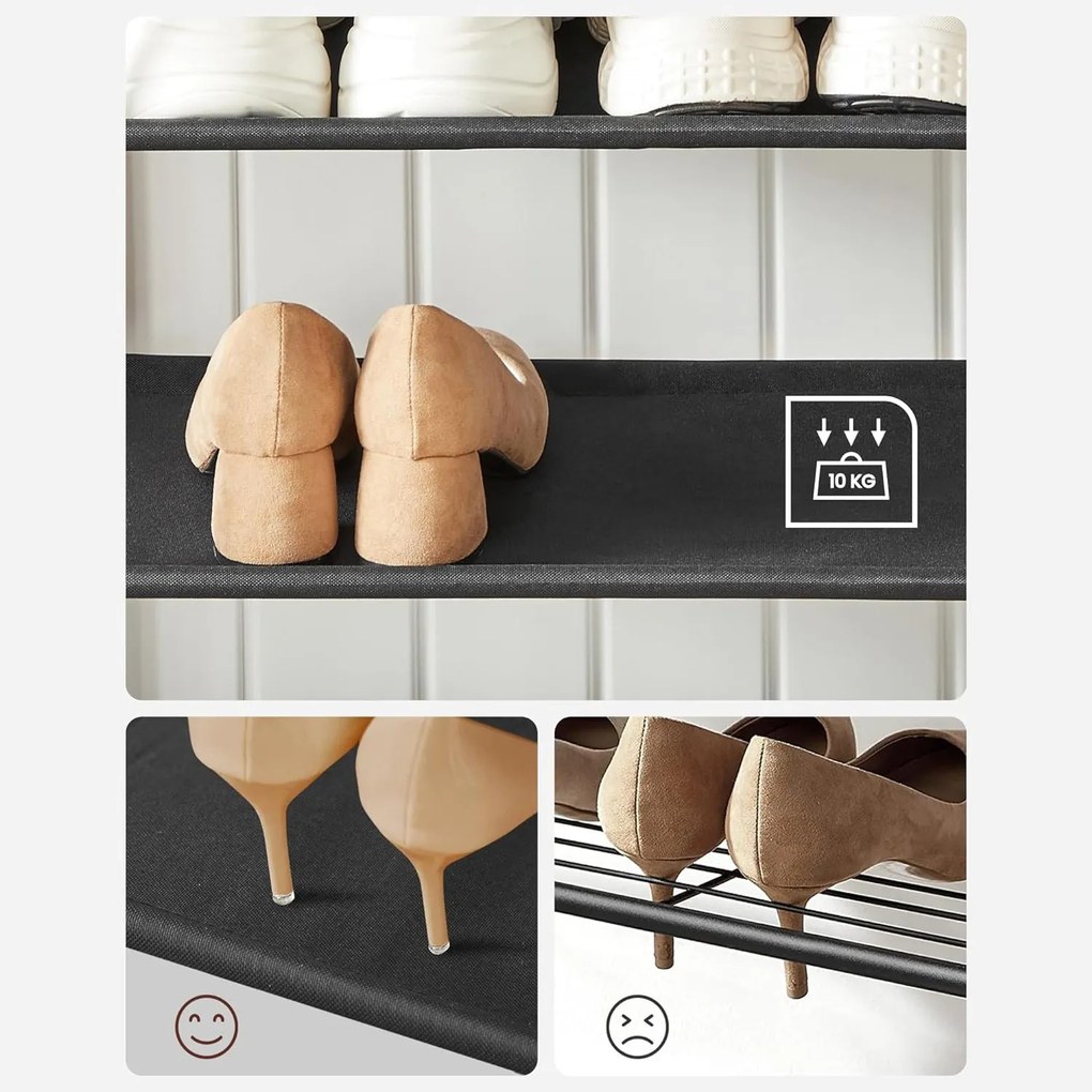 Predsieňová stena, vešiak na kabáty s úložným priestorom na topánky, rustikálna hnedá