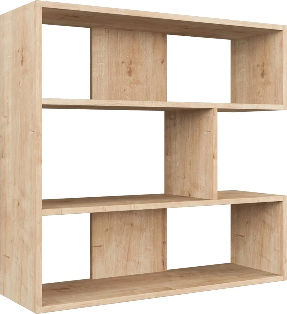 Moderná knižnica Houseland Molly dub prírodný