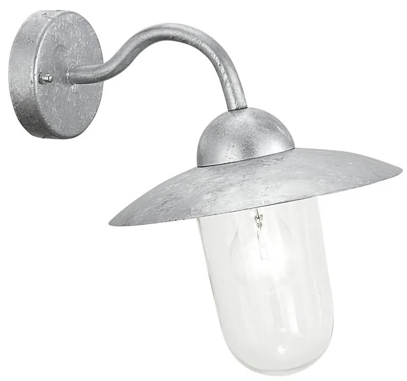 EGLO 88489 - vonkajšie nástenné svietidlo MILTON galvanizovaná oceľ