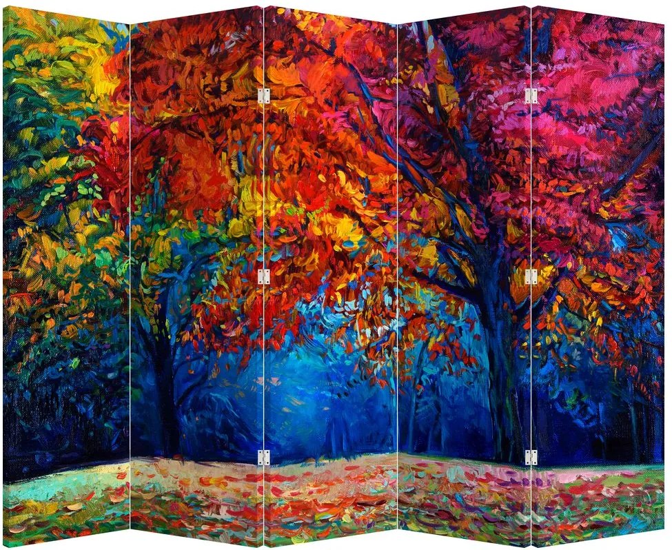 Paraván - Maľba prírody (210x170 cm)