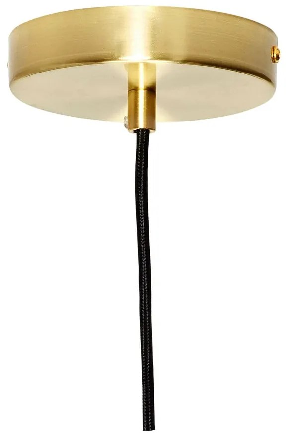 Biele závesné svietidlo so skleneným tienidlom ø 32 cm Serene – Hübsch