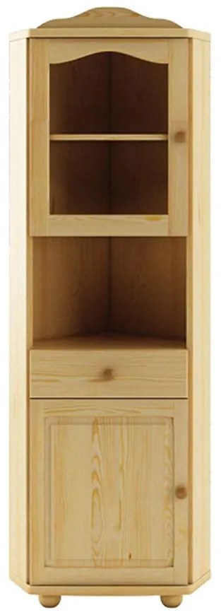 Vitrína z Borovice KW113 surová
