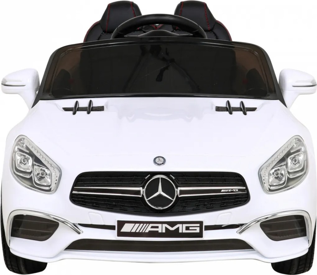 Ramiz Elektrické detské auto Mercedes Benz AMG SL65 S biele + diaľkové ovládanie
