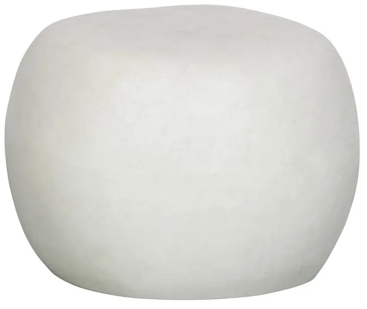 Biely okrúhly konferenčný stolík ø 50 cm Pebble – vtwonen