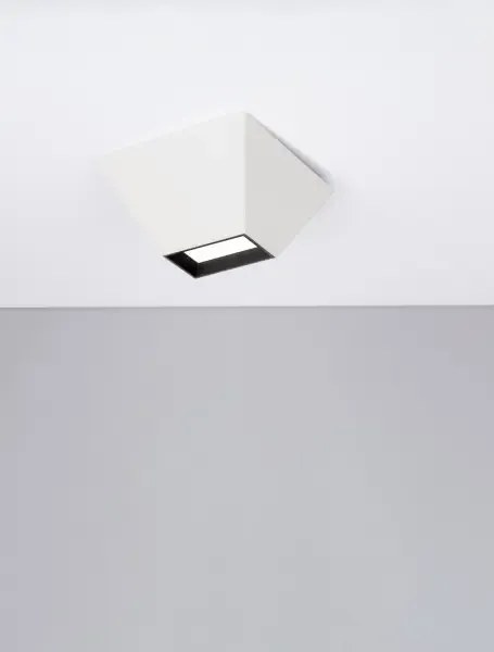 LED biele dizajnové stropné svietidlo Utopia