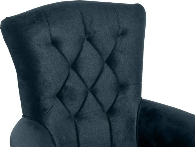 Kreslo Panama 1, modrá (monolith 77)