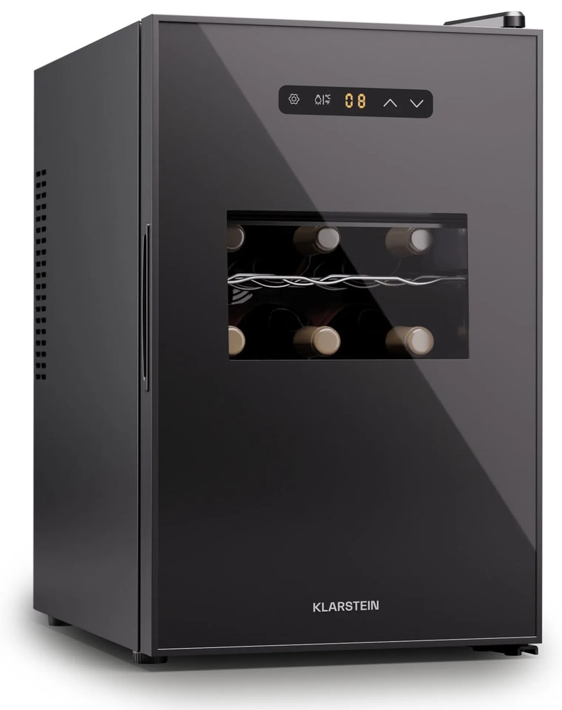 Klarstein Silent Vino 15 Uno Chladnička na víno 41 l / 15 fliaš 5-18 °C Dotyková