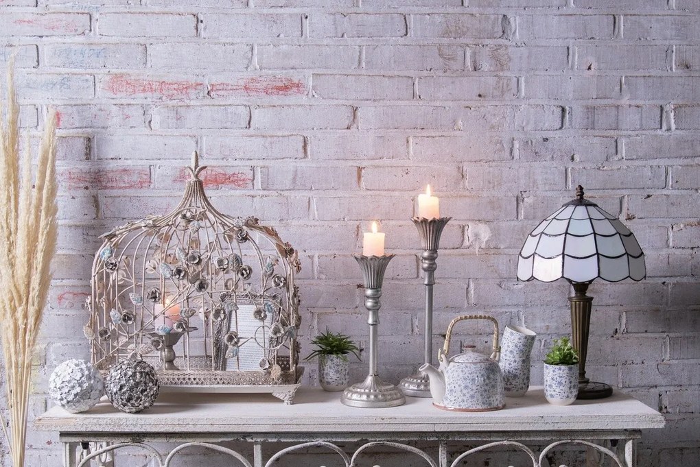 Prírodná béžová kytica sušené kvety trávy - 90 cm (10ks)