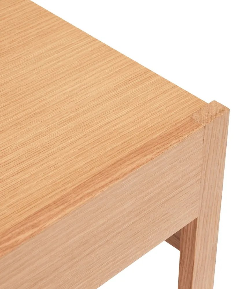 Odkladací stolík s doskou v dubovom dekore 50x50 cm Forma – Hübsch