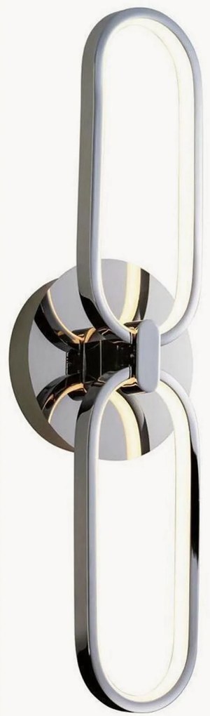 Nástenné svietidlo Colette Chrome